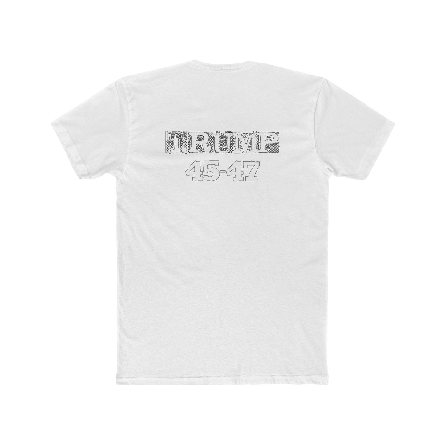 Patriotic 2nd Amendment Unisex Cotton Crew Tee - Trump 45-47