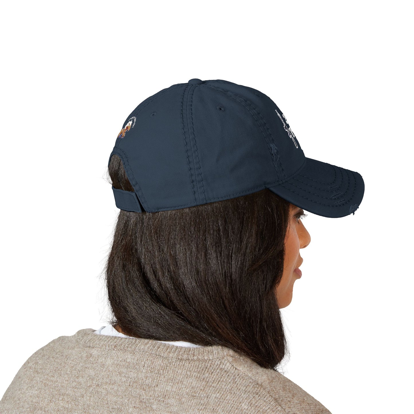 I second that, Distressed Dad Hat (Embroidery)