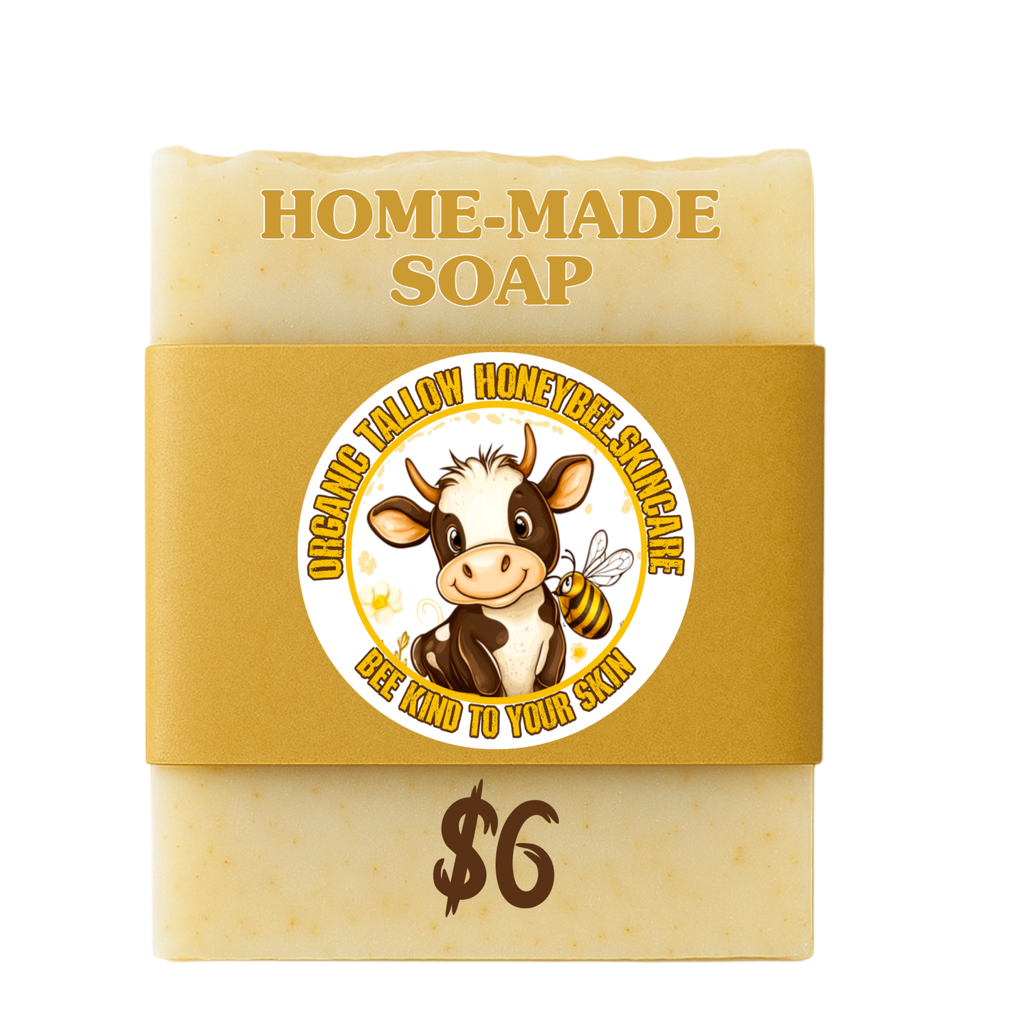 Organic Tallow HoneyBee Soap