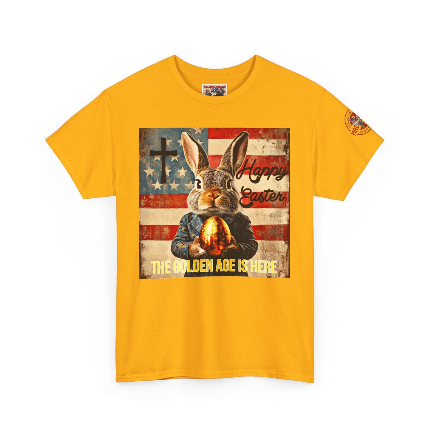 Patriotic, Easter, print, Unisex Heavy Cotton Tee