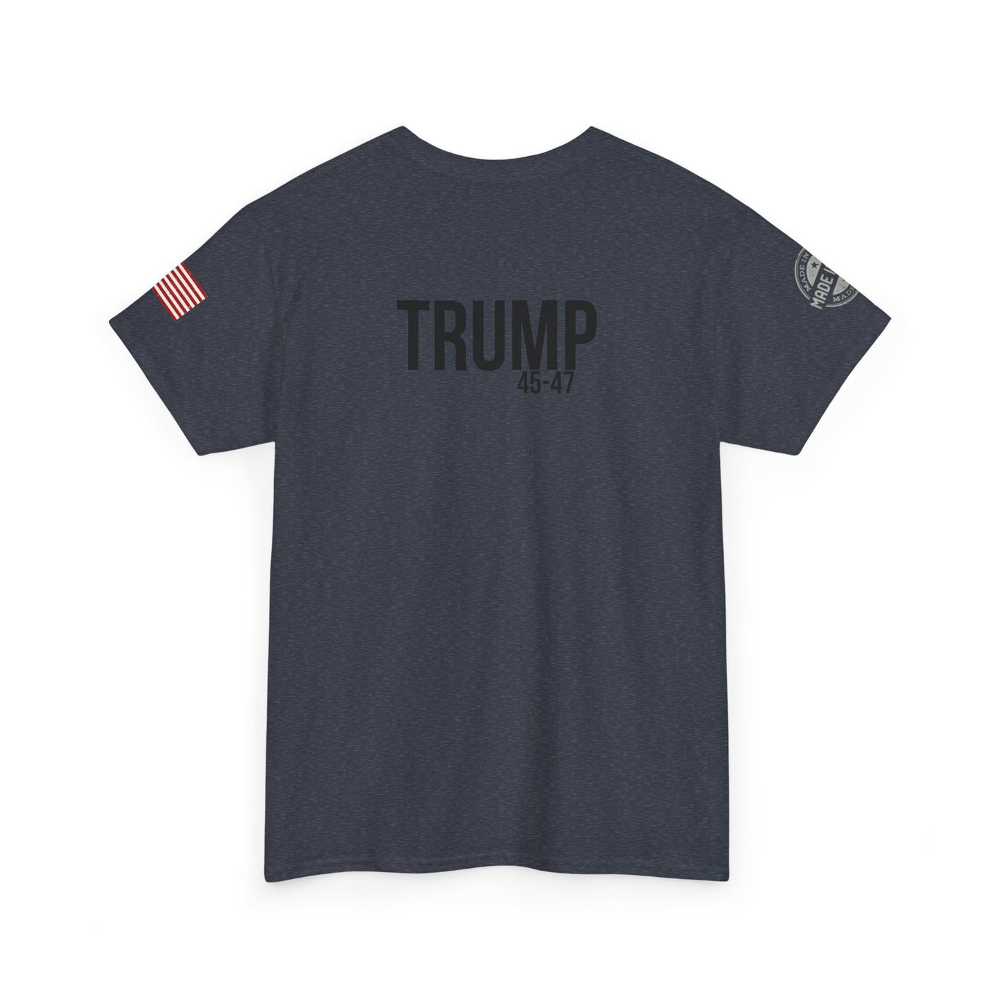 Comical Political Tee - 'I'm Back!' Trump 45-47 Unisex Heavy Cotton Tee