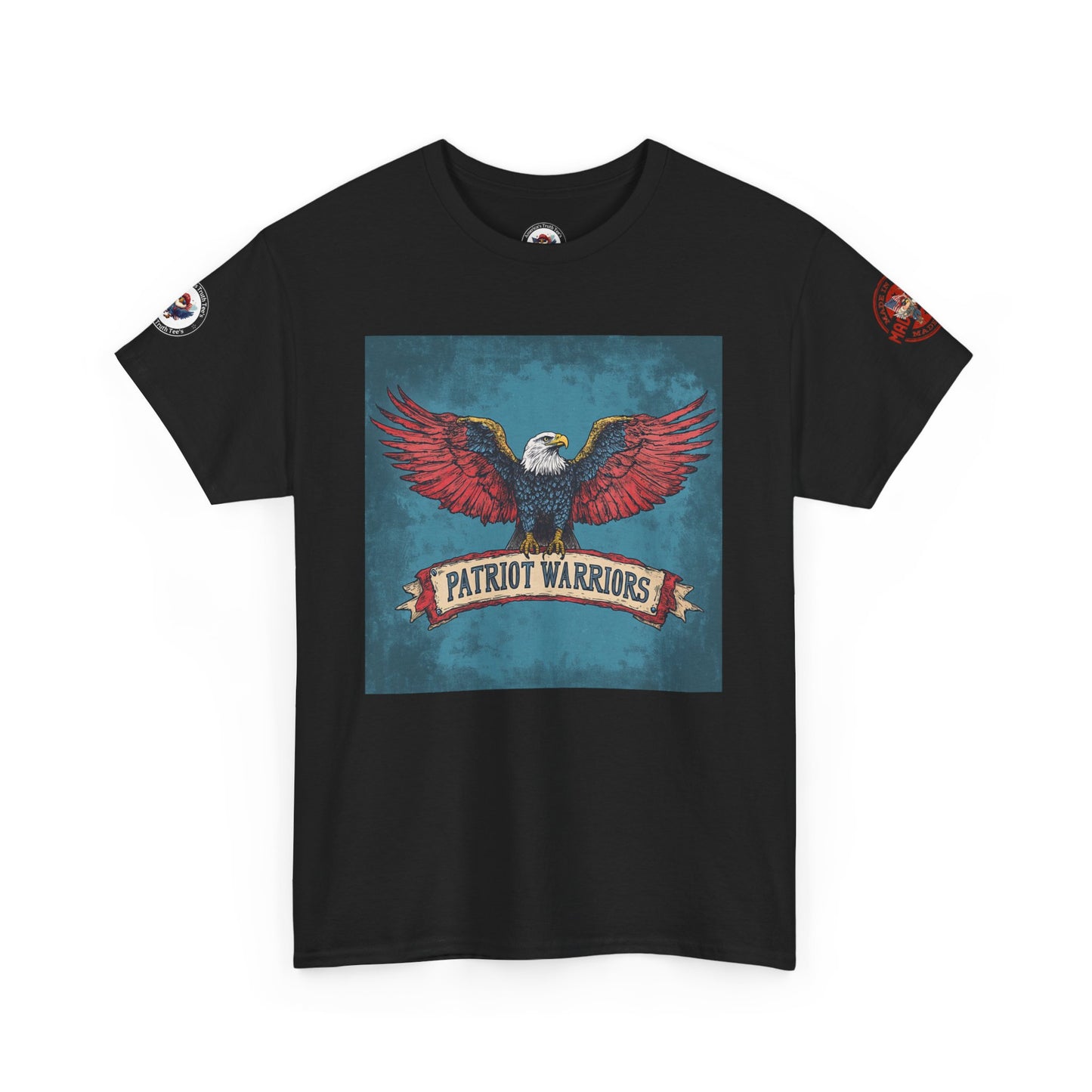 Patriot Warriors, print , Unisex Heavy Cotton Tee