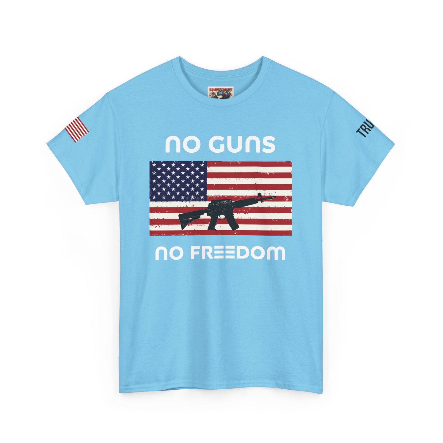 No guns no freedom trump print, Unisex Heavy Cotton Tee