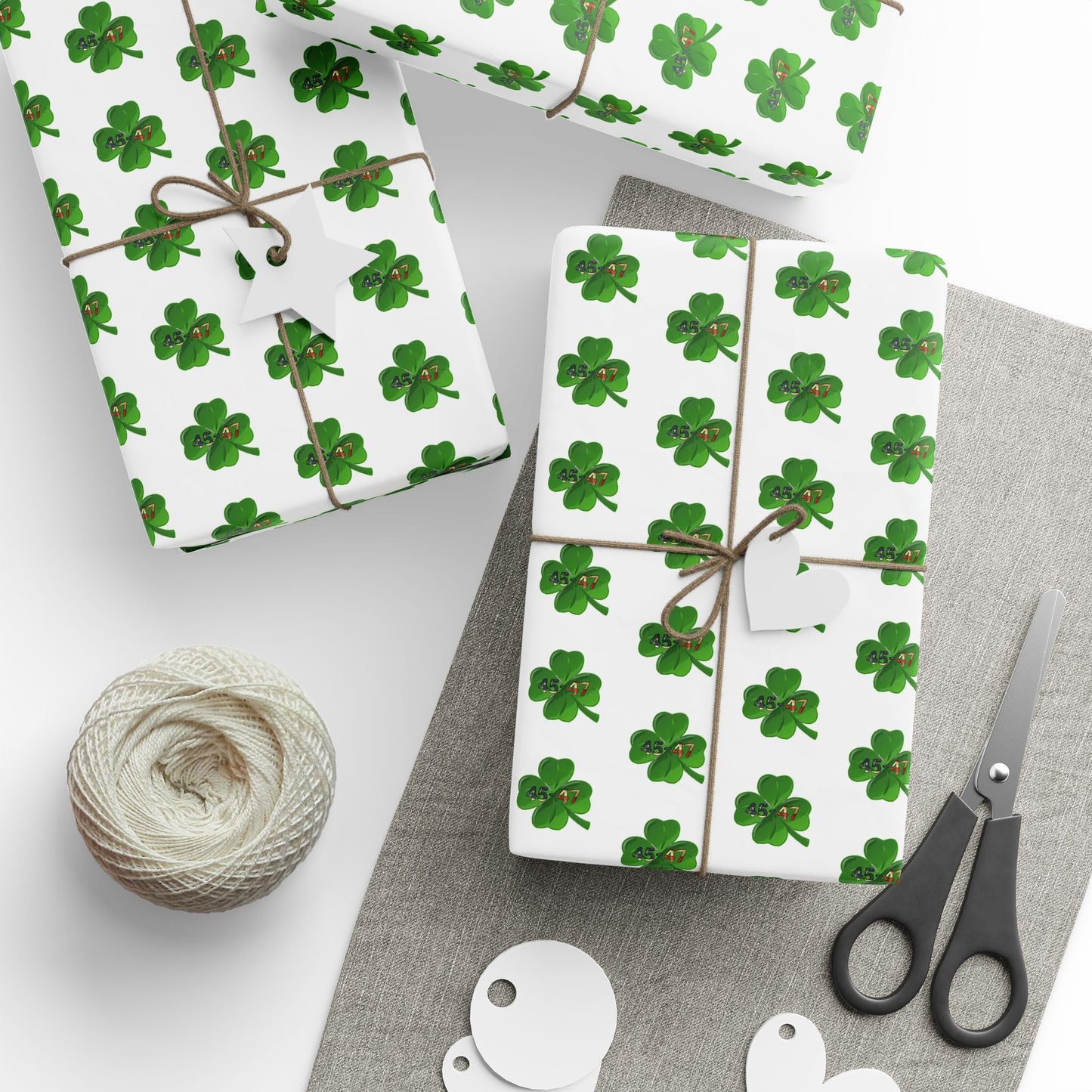 Patriotic trump st Patricks Day Wrapping Papers
