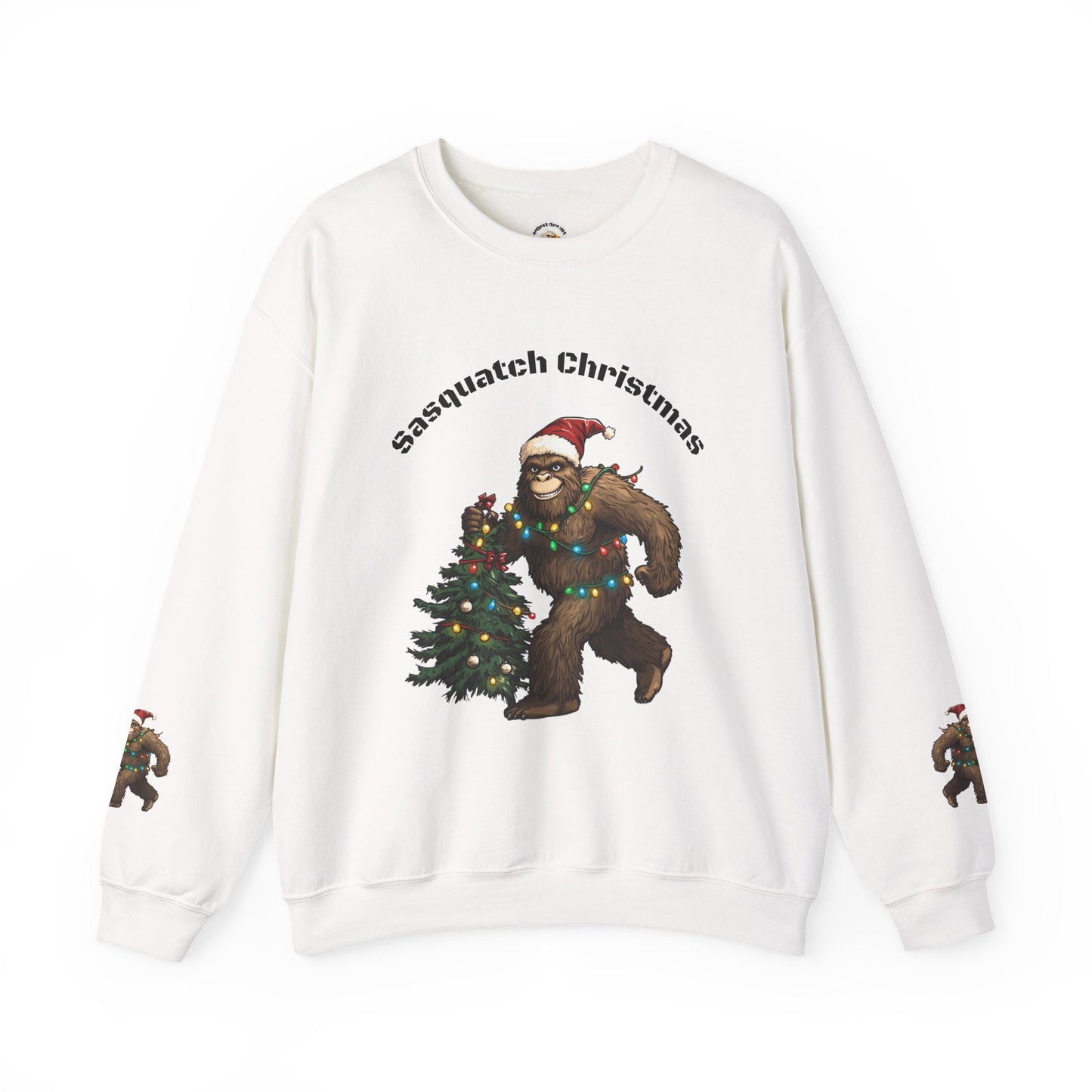 Sasquatch Christmas Crewneck Sweatshirt