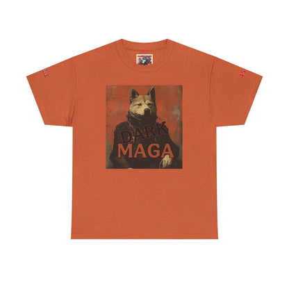 Dark MAGA  with made in USA print Unisex Heavy Cotton Tee