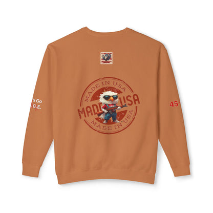 Patriotic daddies that! How are you like that? Trump print Unisex Lightweight Crewneck Sweatshirt