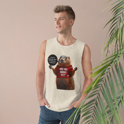 Cartoon patriotic don’t blame me print ,Unisex Barnard Tank