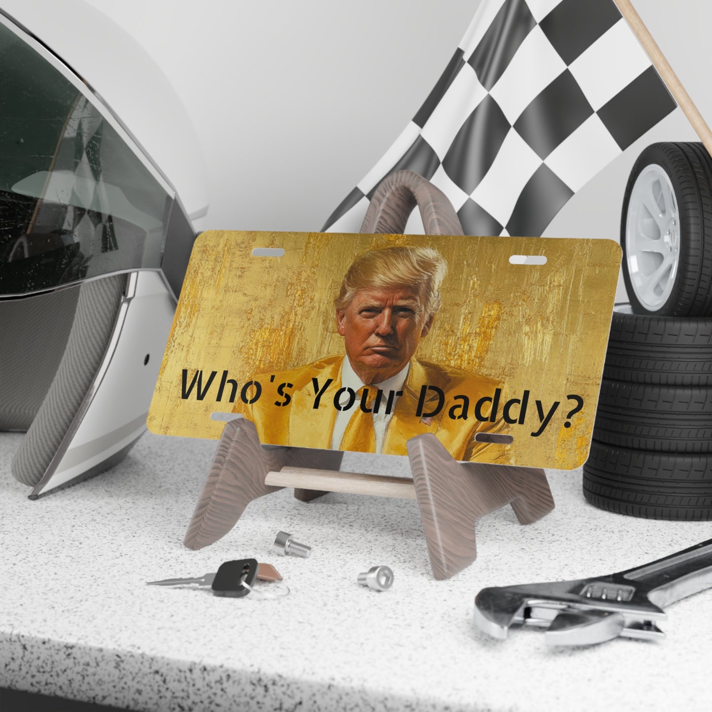 Trump who’s your daddy?, Vanity Plate