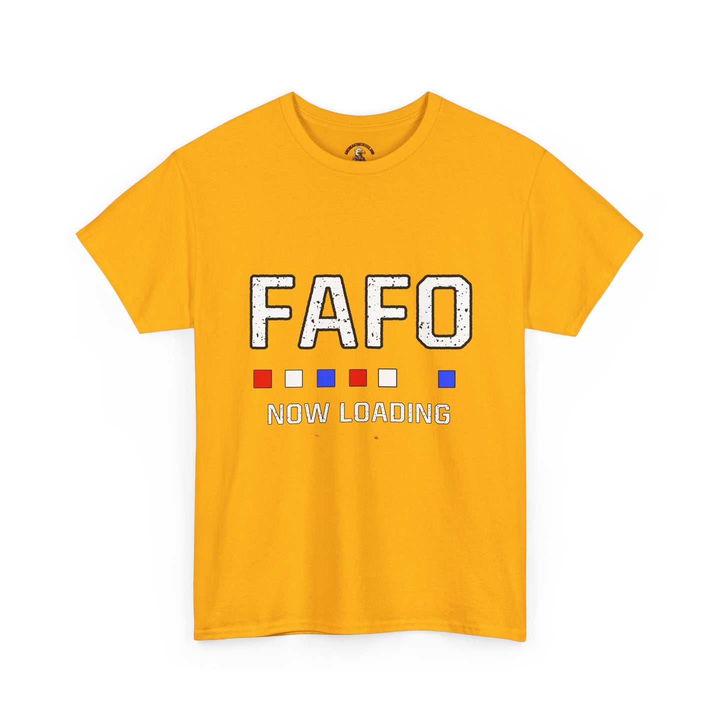 FAFO Now Loading Unisex Cotton Tee, Casual Tee, Graphic T-Shirt, Funny Shirt for Friends, Gift for Humor Lovers