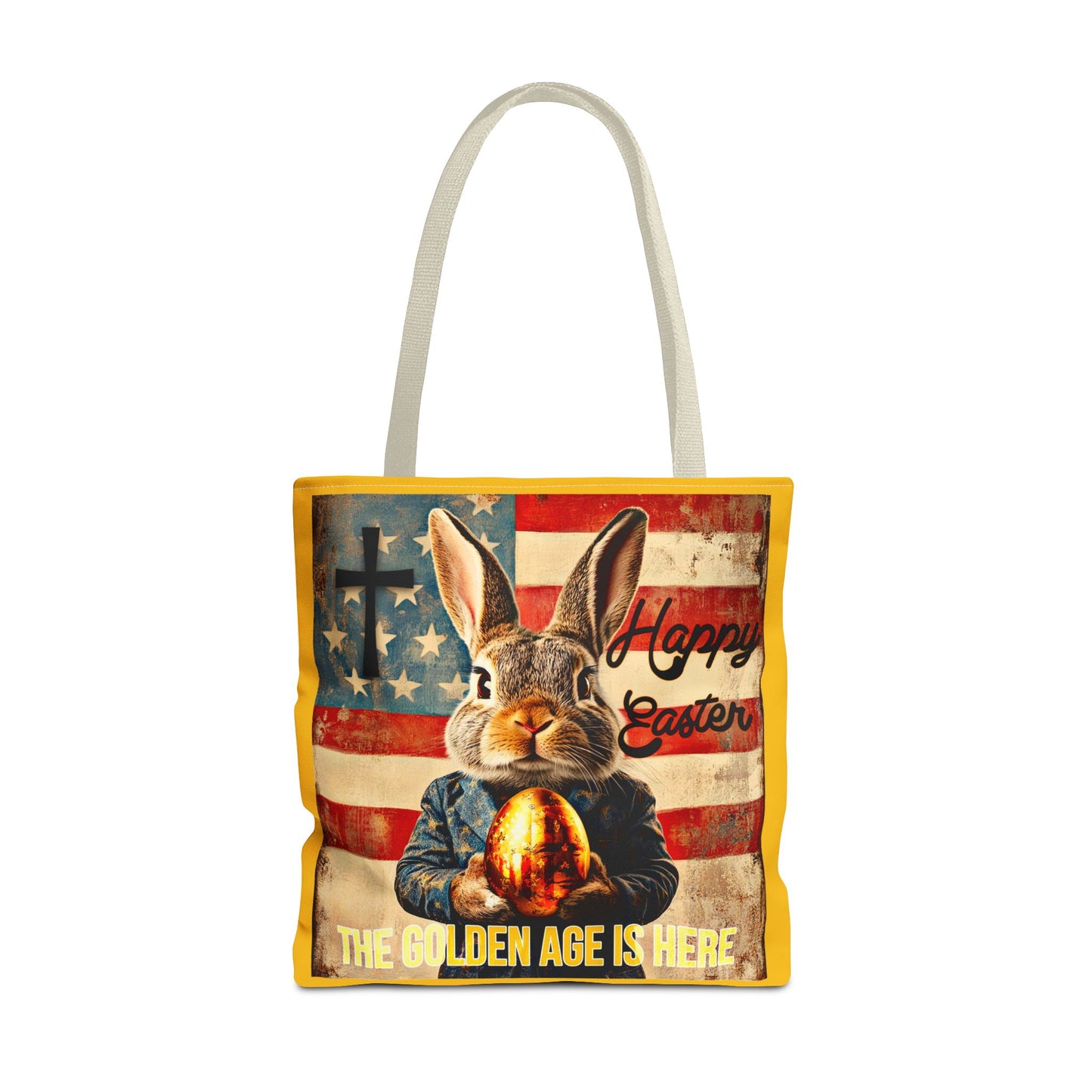 The golden age is here Trump print ,Tote Bag (AOP)