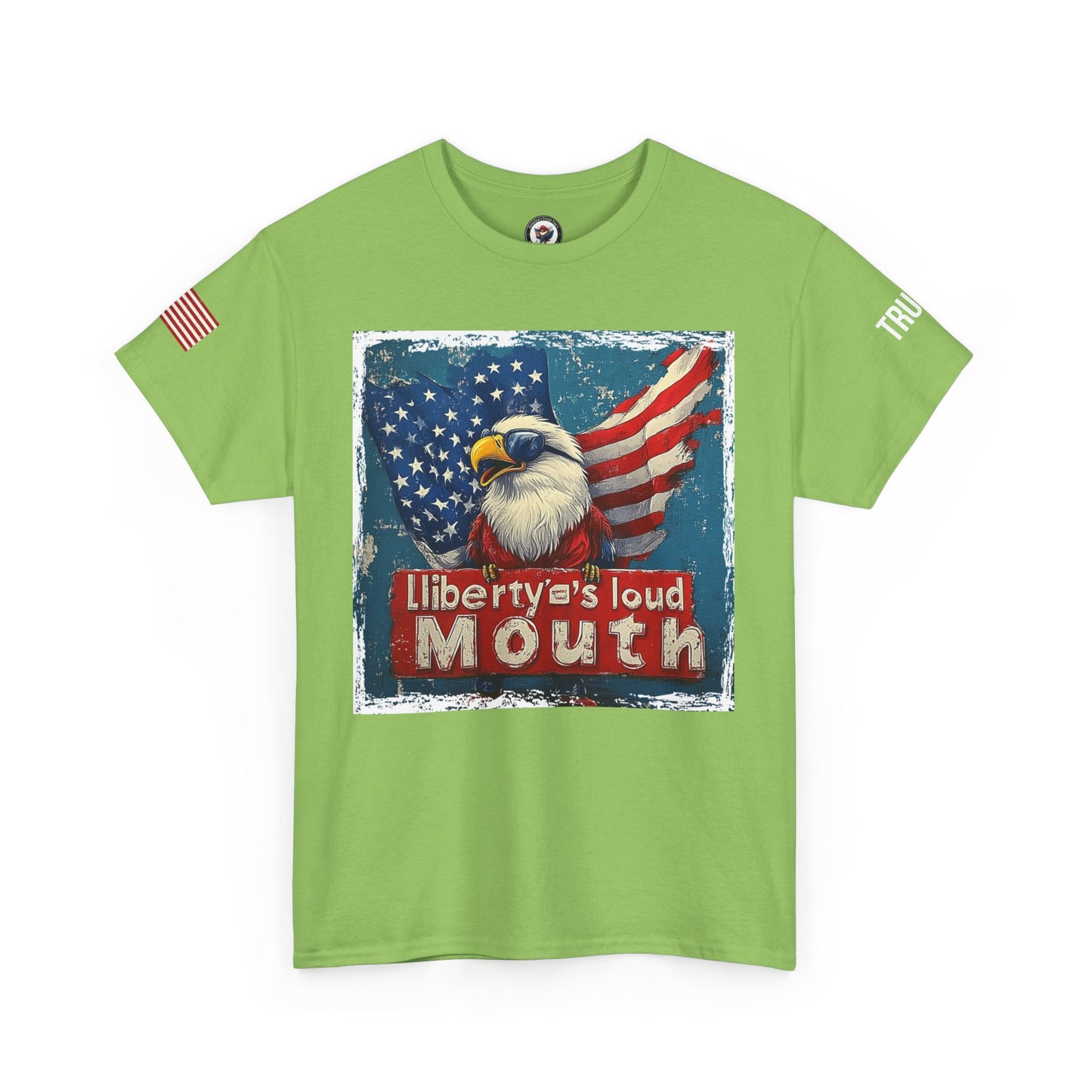 Libeerty’s loud mouth trump print, Unisex Heavy Cotton Tee