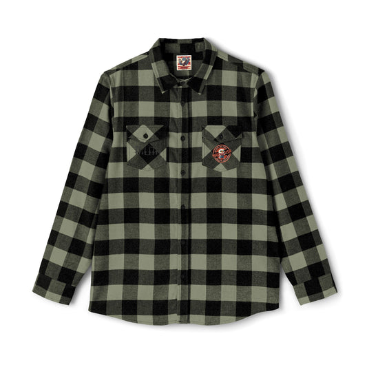 Flannel Shirt - Patriotic Eagle Print