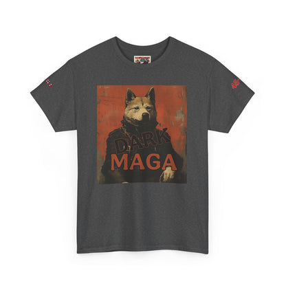 Dark MAGA  with made in USA print Unisex Heavy Cotton Tee