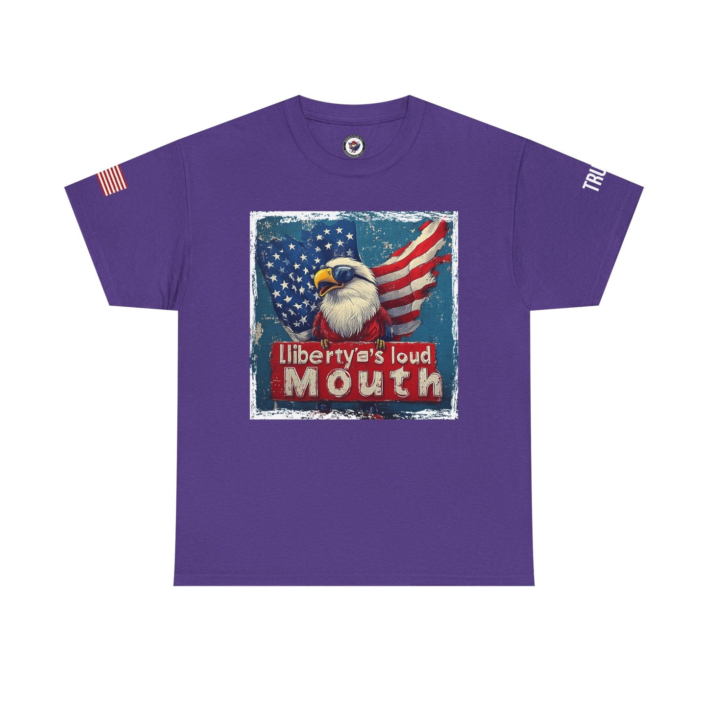 Libeerty’s loud mouth trump print, Unisex Heavy Cotton Tee