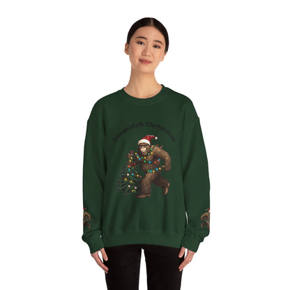 Sasquatch Christmas Crewneck Sweatshirt
