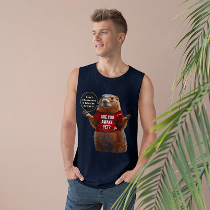 Cartoon patriotic don’t blame me print ,Unisex Barnard Tank