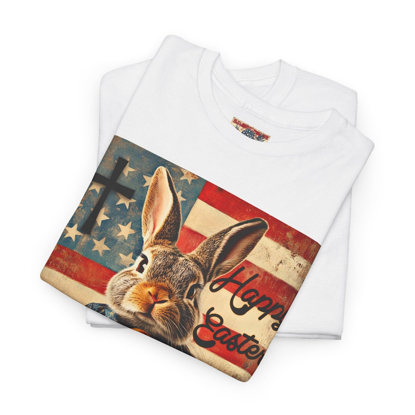 Patriotic, Easter, print, Unisex Heavy Cotton Tee