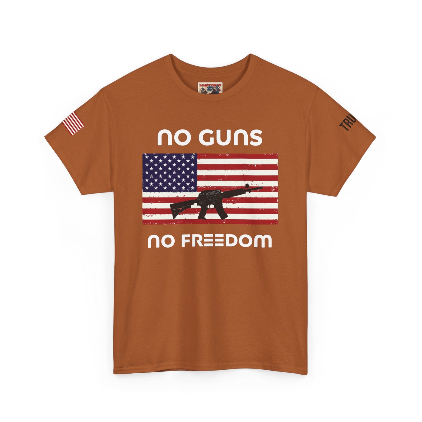 No guns no freedom trump print, Unisex Heavy Cotton Tee