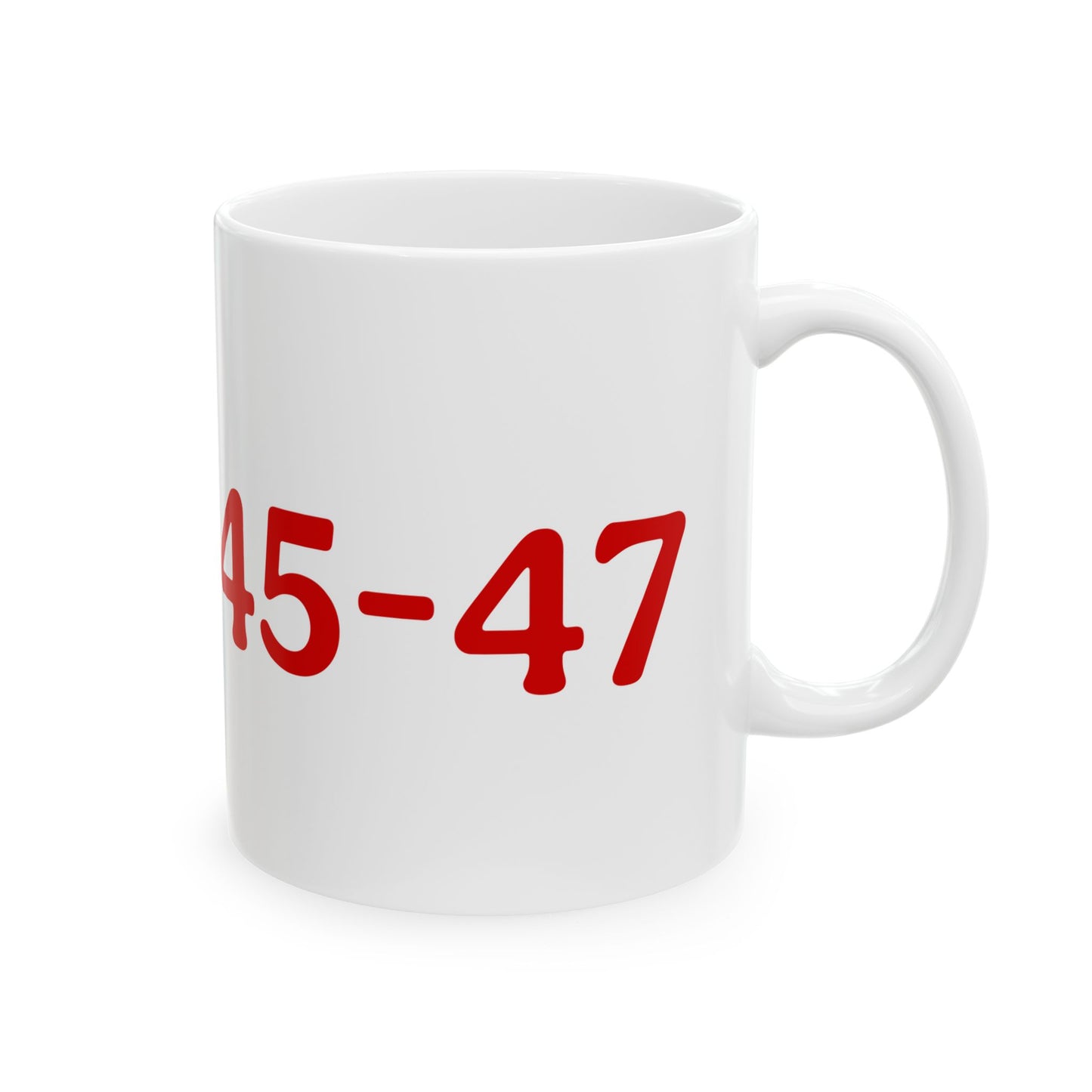 America’s Truth Tee’s logo and 45-47 print Ceramic Mug, (11oz, 15oz)