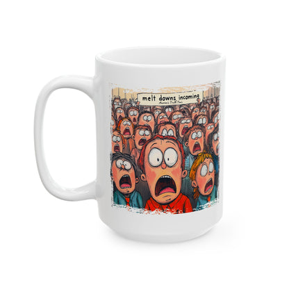 Let’s go d.o.g.e meltdowns incoming patriotic print Ceramic Mug, (11oz, 15oz)