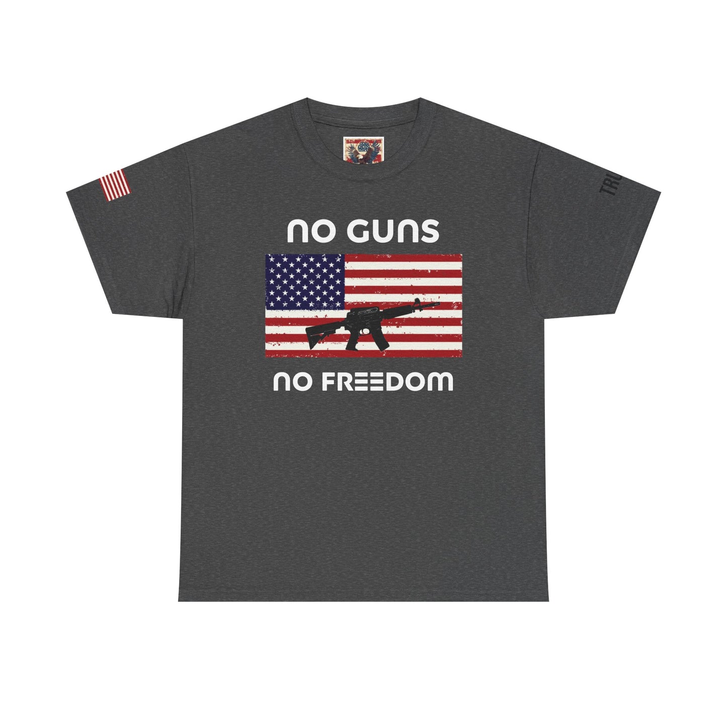 No guns no freedom trump print, Unisex Heavy Cotton Tee