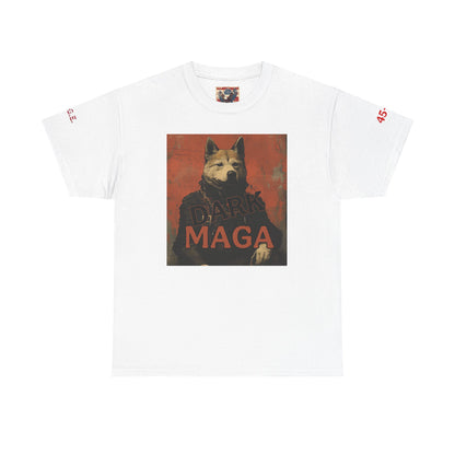 Dark MAGA  with made in USA print Unisex Heavy Cotton Tee
