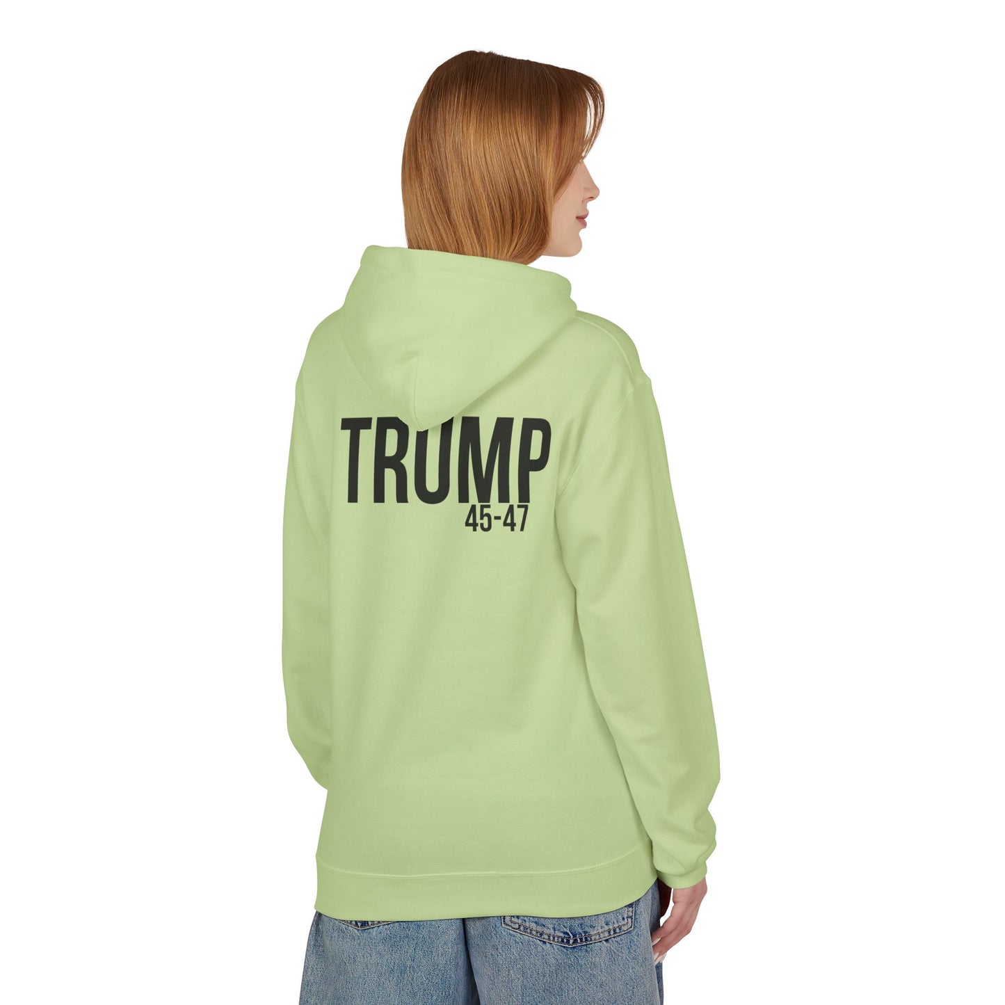 Make playgrounds safe again, trump print, Unisex Midweight Softstyle Fleece Hoodie
