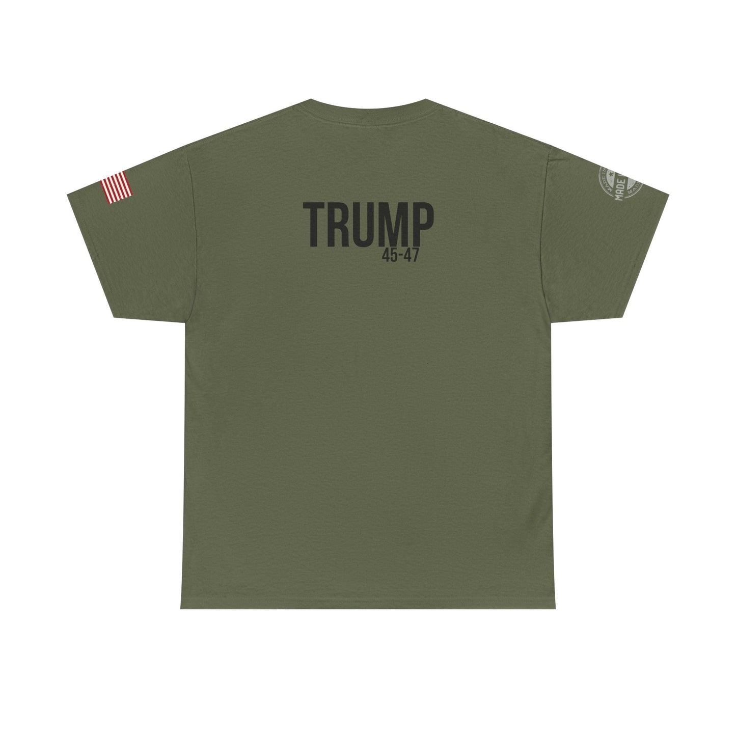 Comical Political Tee - 'I'm Back!' Trump 45-47 Unisex Heavy Cotton Tee