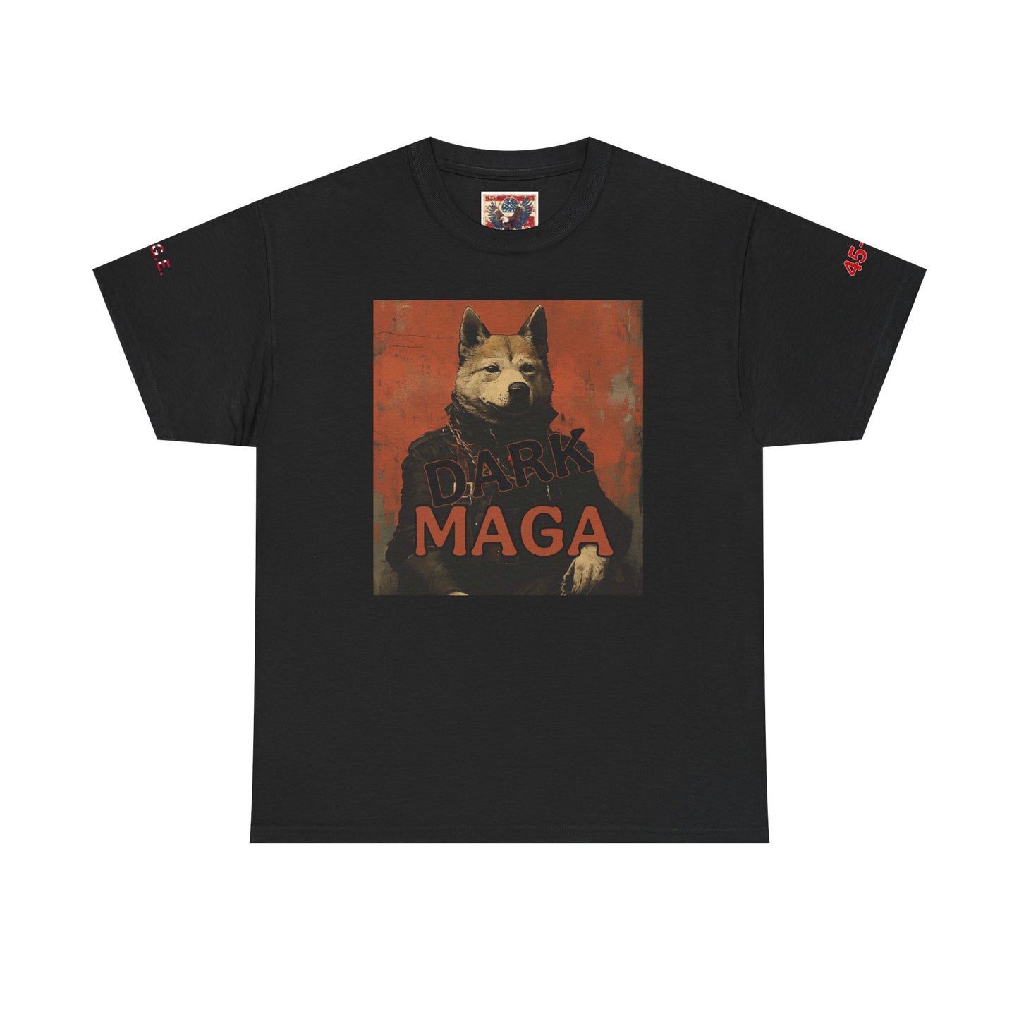 Dark MAGA  with made in USA print Unisex Heavy Cotton Tee