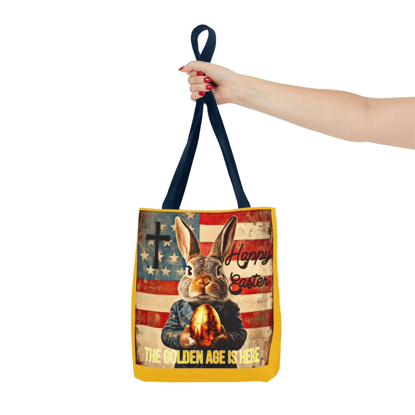 The golden age is here Trump print ,Tote Bag (AOP)