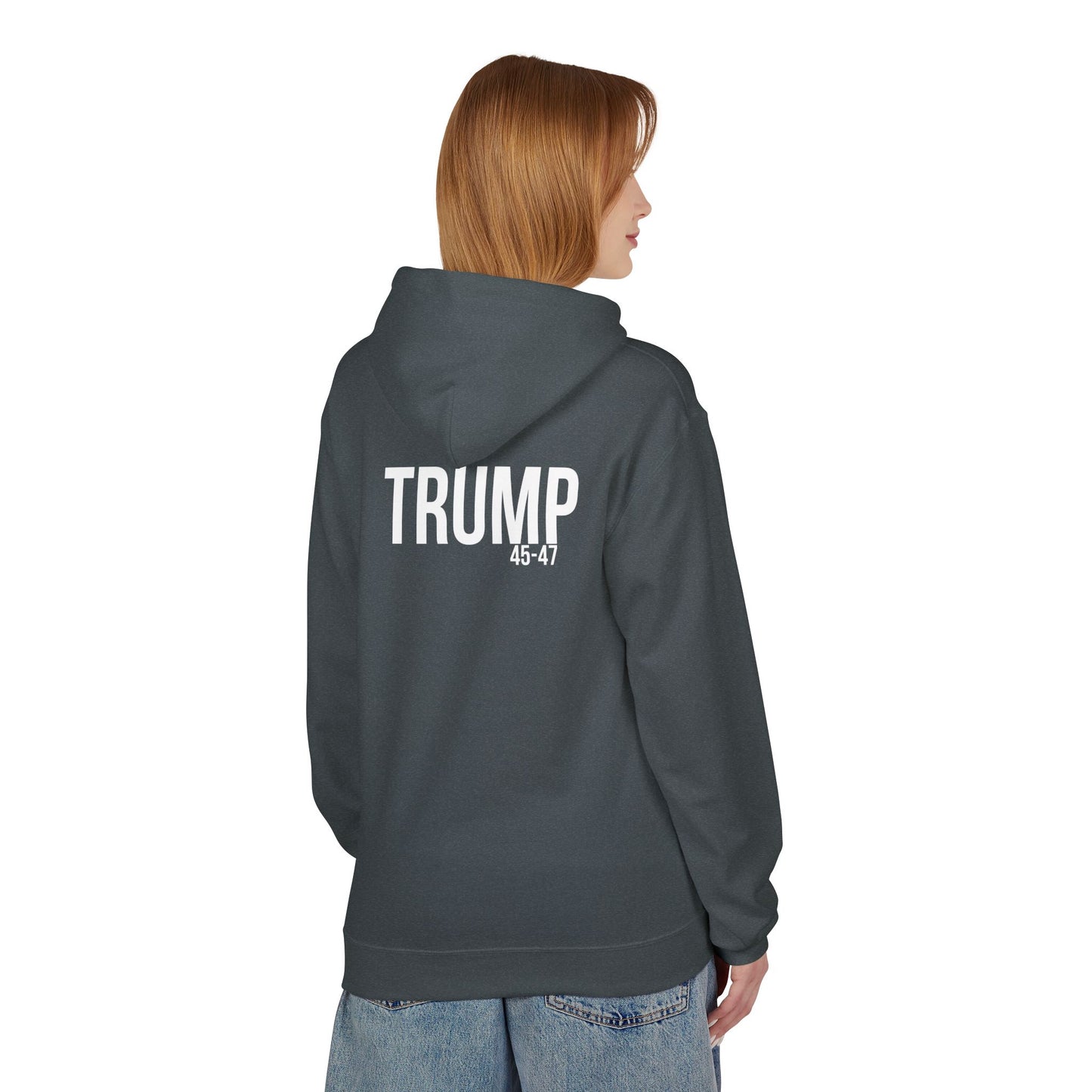 Fafo trump print, Unisex Midweight Softstyle Fleece Hoodie