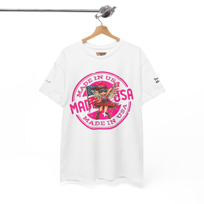 Made in the USA women’s patriotic print, Unisex Heavy Cotton Tee