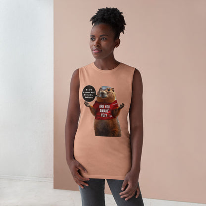 Cartoon patriotic don’t blame me print ,Unisex Barnard Tank