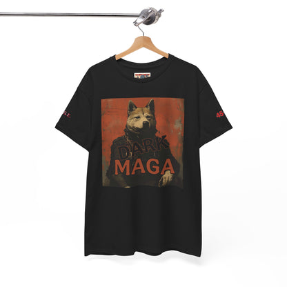 Dark MAGA  with made in USA print Unisex Heavy Cotton Tee
