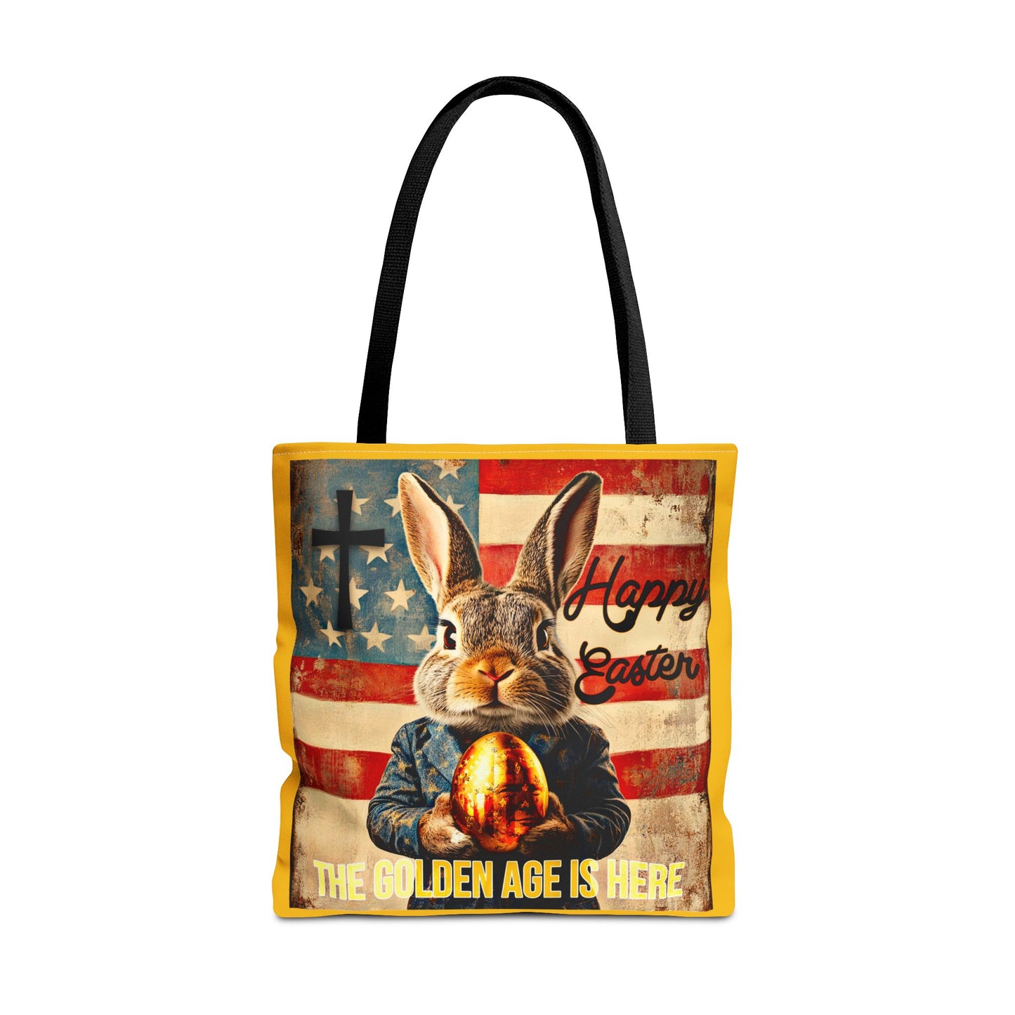 The golden age is here Trump print ,Tote Bag (AOP)