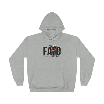 FAFO Trump print, Unisex EcoSmart® Pullover Hoodie Sweatshirt
