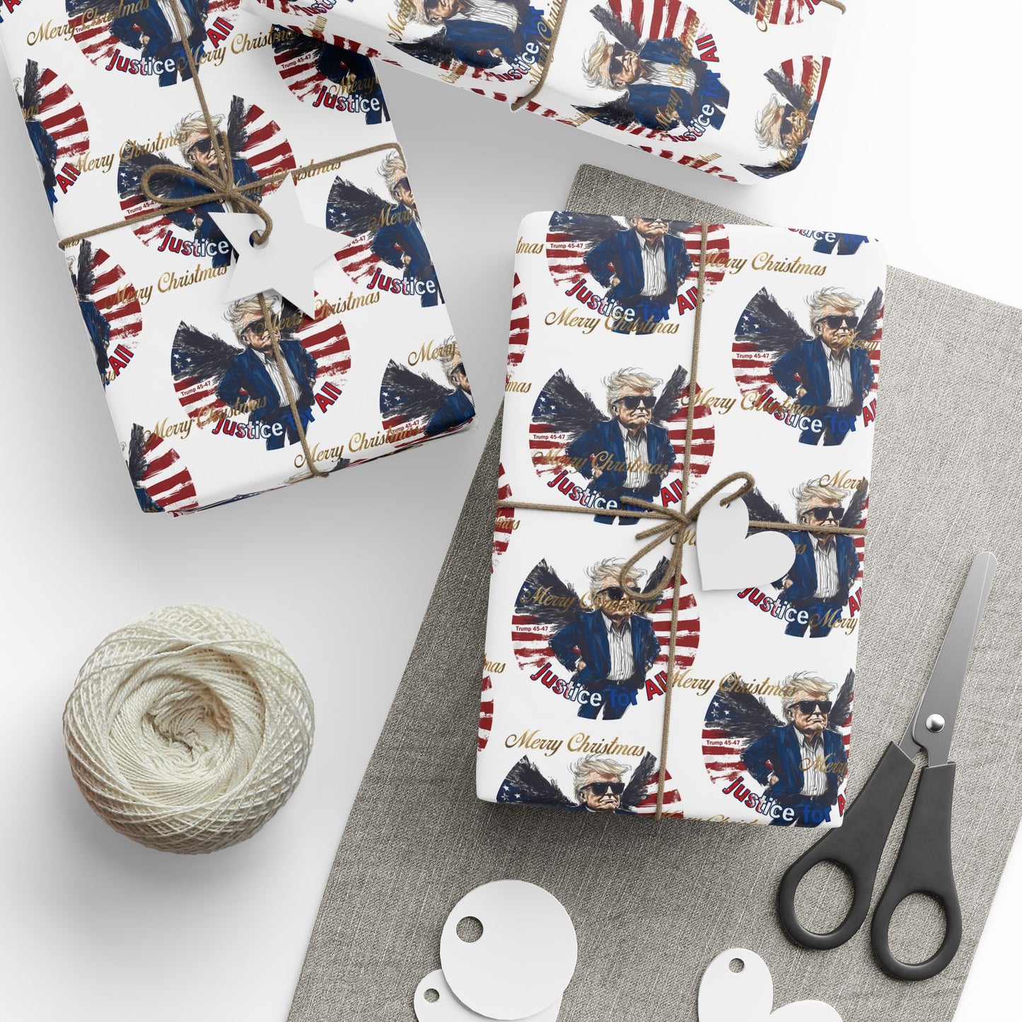 Trump Justice for all Wrapping Papers