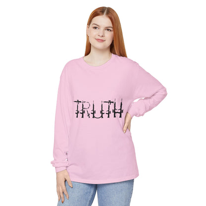 Maga usa American patriot print, Unisex Garment-dyed Long Sleeve T-Shirt