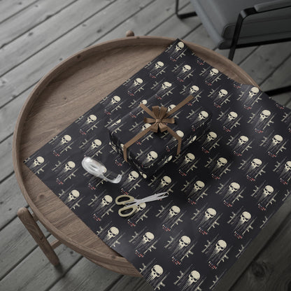 Trump and skulls Wrapping Papers