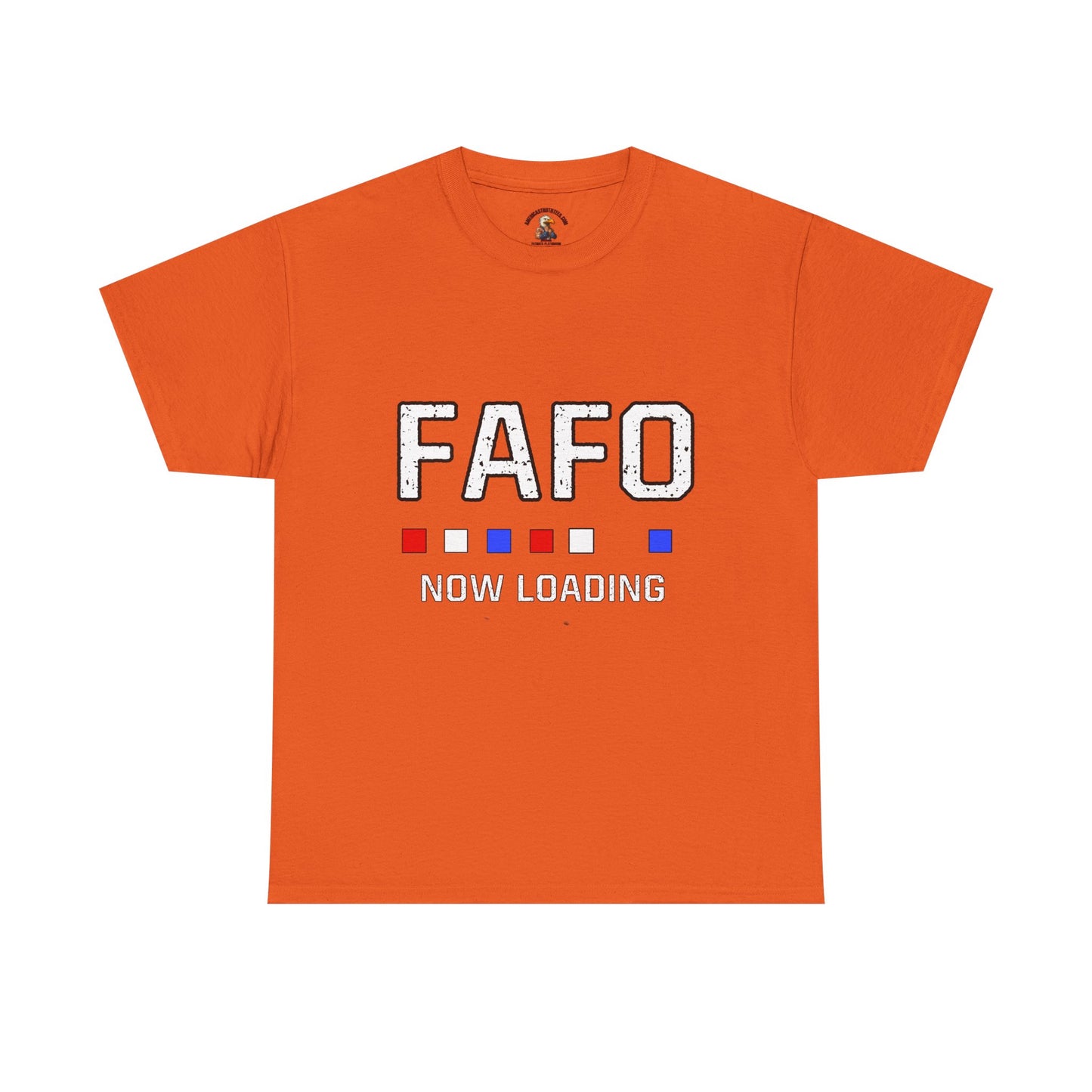 FAFO Now Loading Unisex Cotton Tee, Casual Tee, Graphic T-Shirt, Funny Shirt for Friends, Gift for Humor Lovers