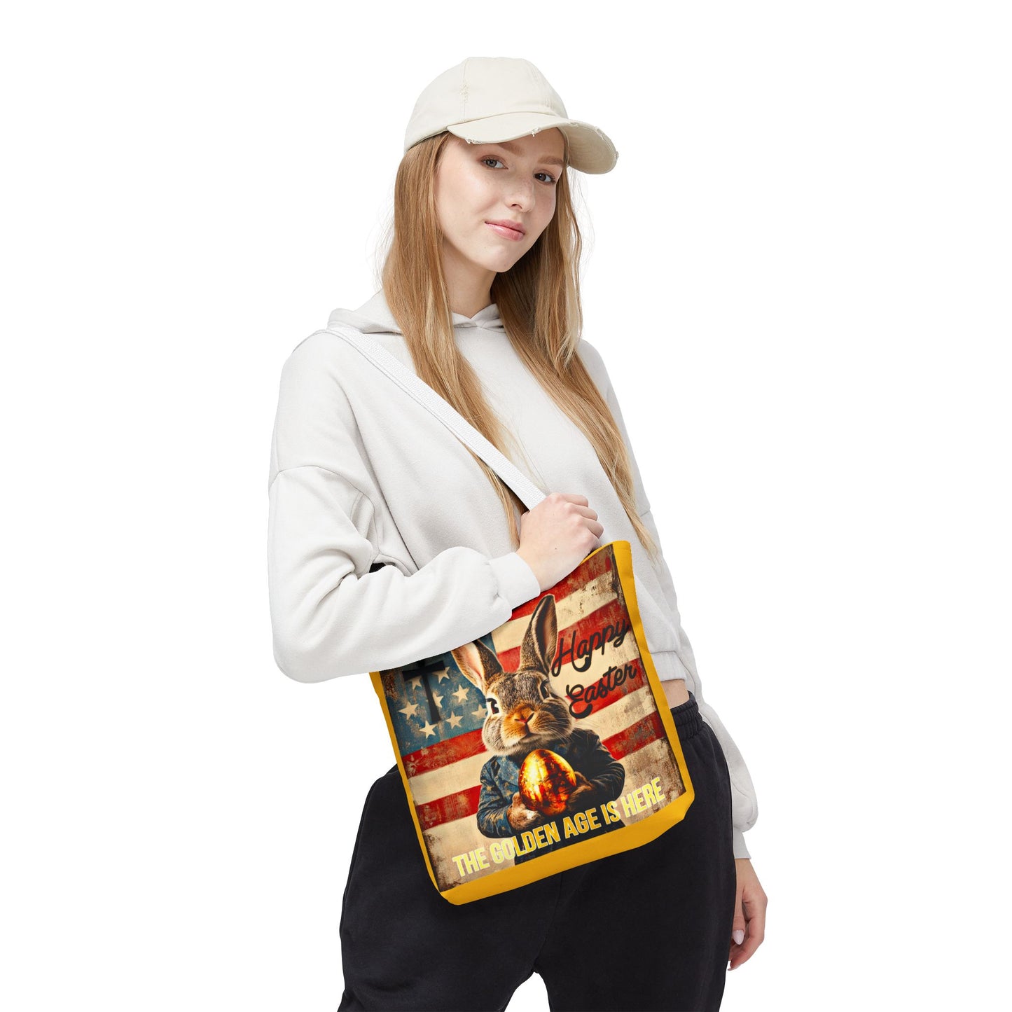 The golden age is here Trump print ,Tote Bag (AOP)