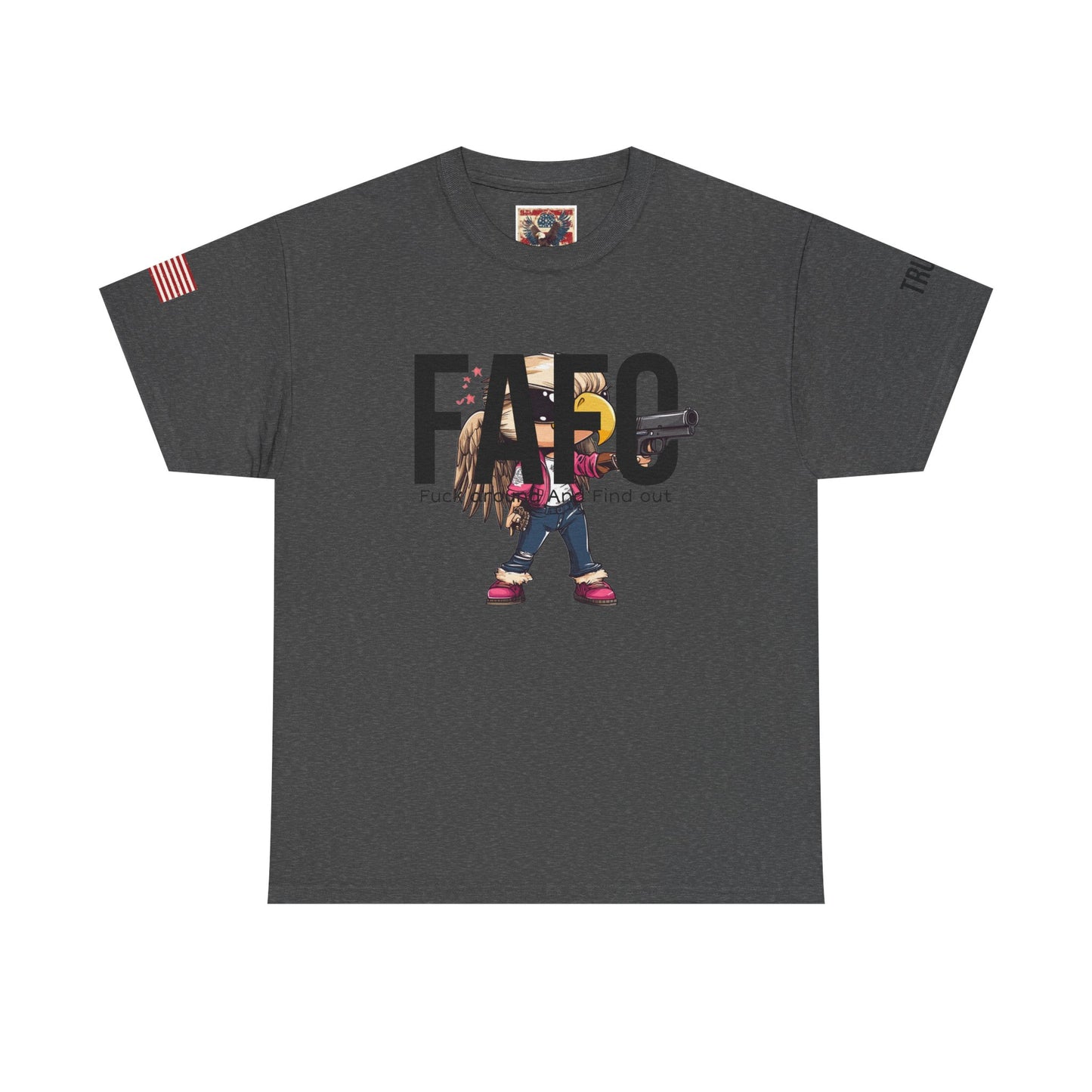 Patriotic FAFO trump print Unisex Heavy Cotton Tee