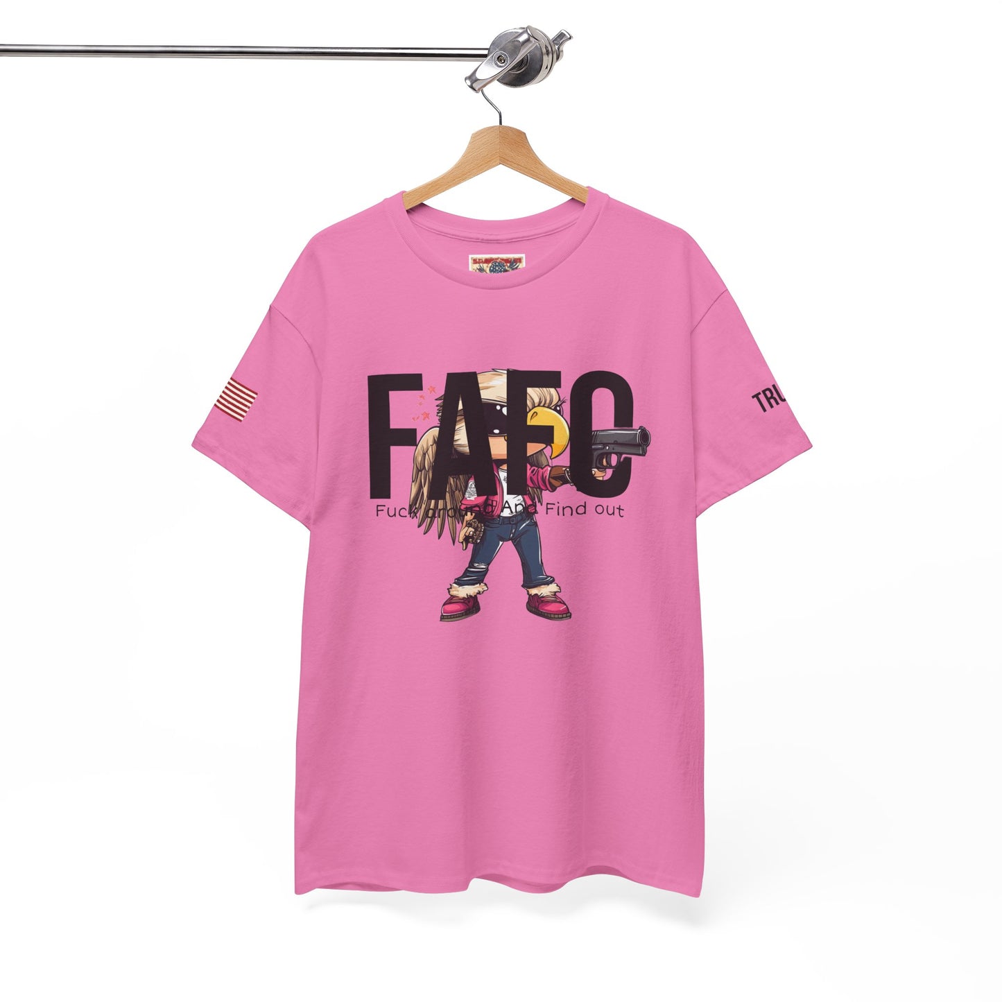 Patriotic FAFO trump print Unisex Heavy Cotton Tee