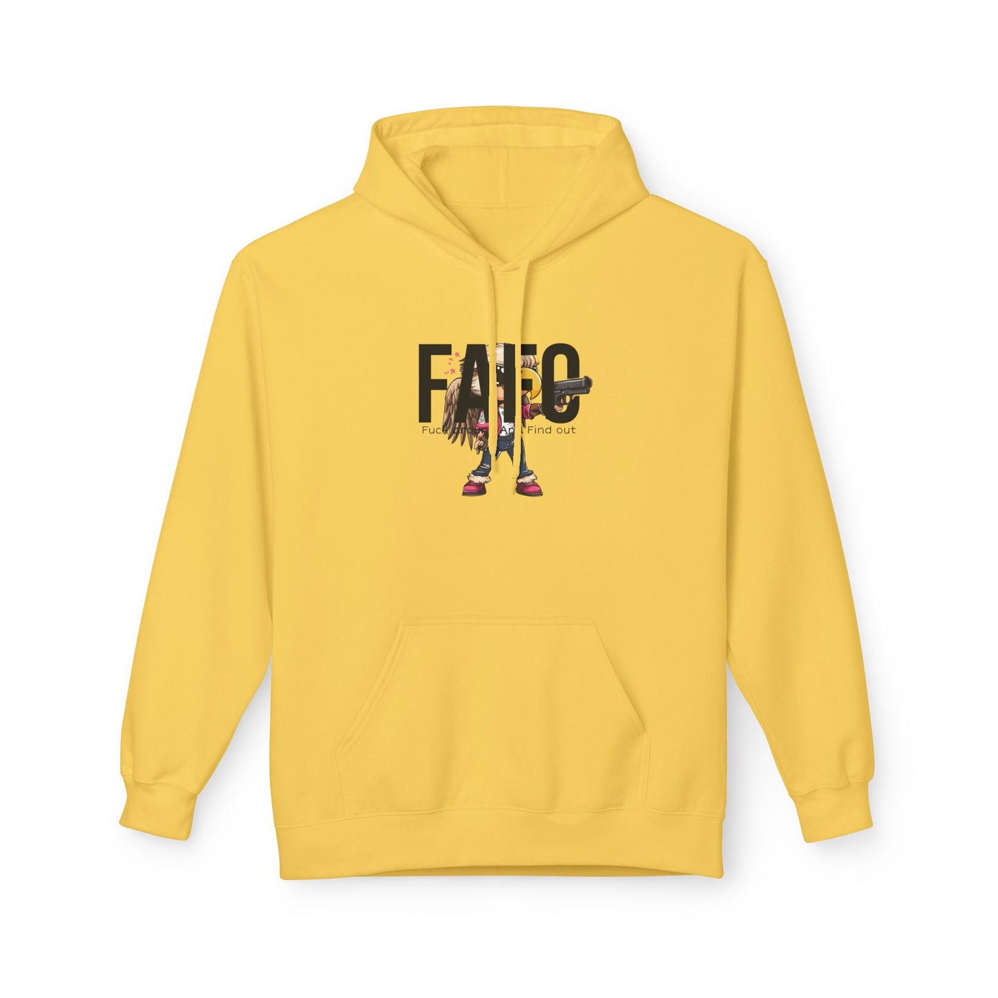 Fafo trump print, Unisex Midweight Softstyle Fleece Hoodie