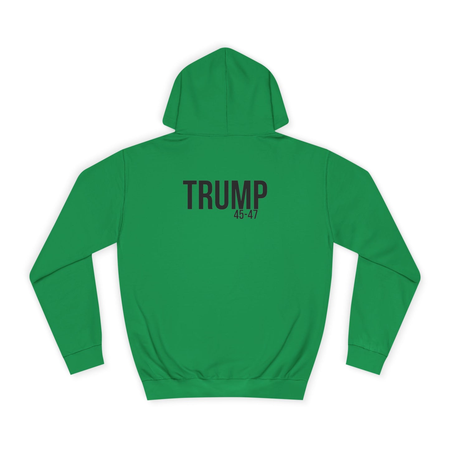 DOGE trump print cartoon, Unisex College Hoodie