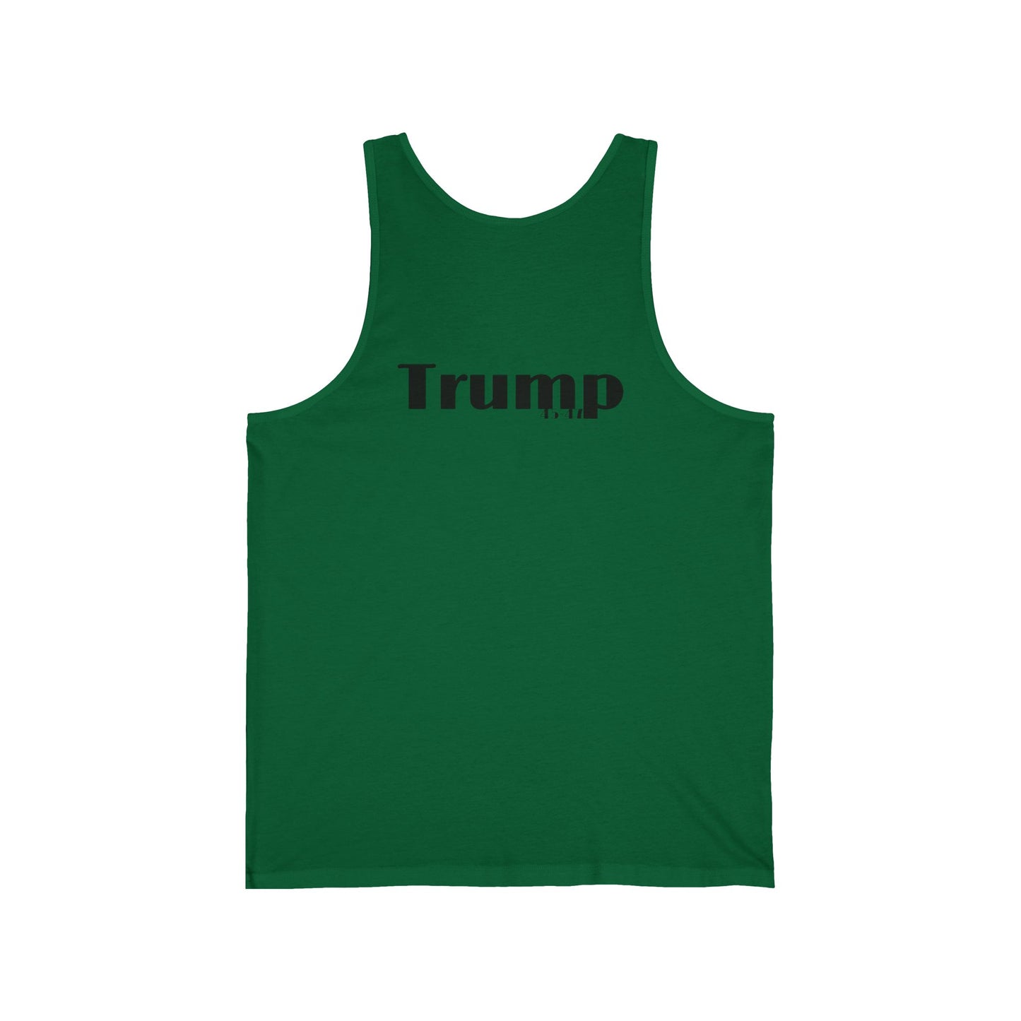 Political cartoon print Unisex Jersey Tank