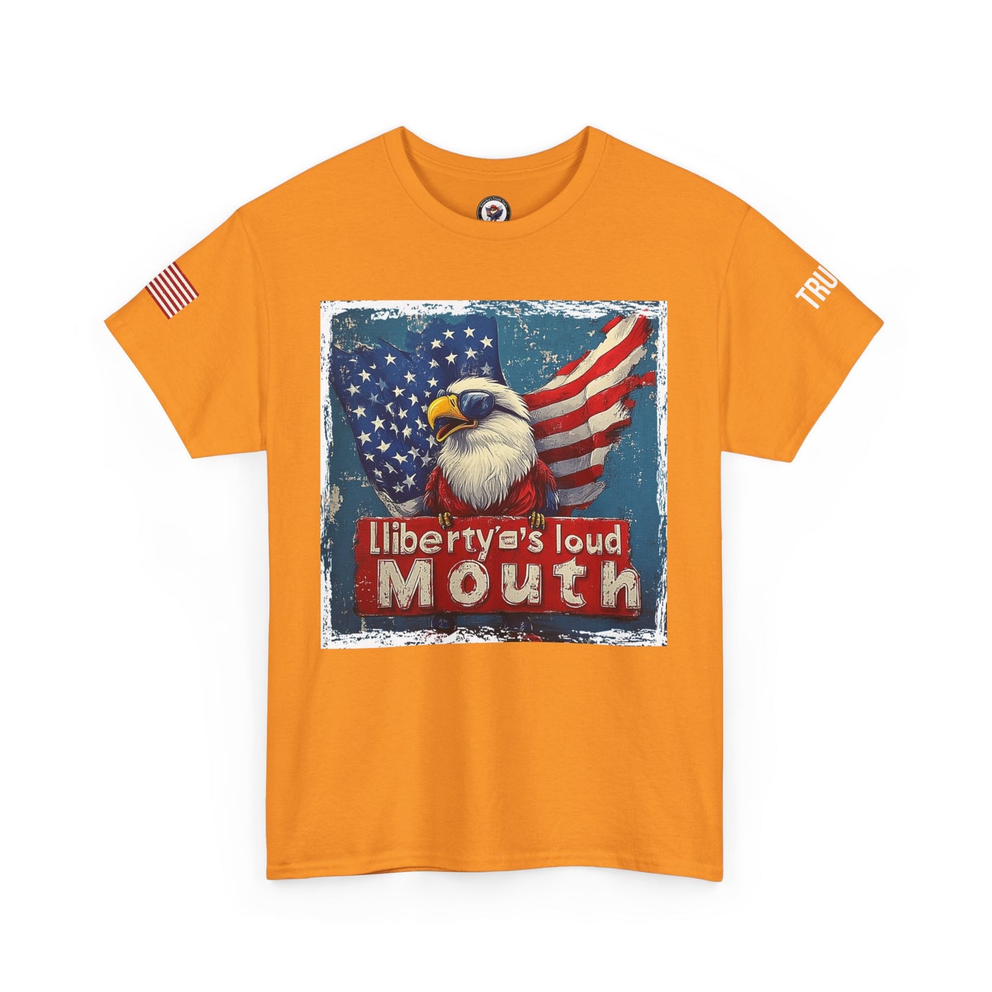 Libeerty’s loud mouth trump print, Unisex Heavy Cotton Tee