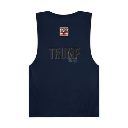 Cartoon patriotic don’t blame me print ,Unisex Barnard Tank