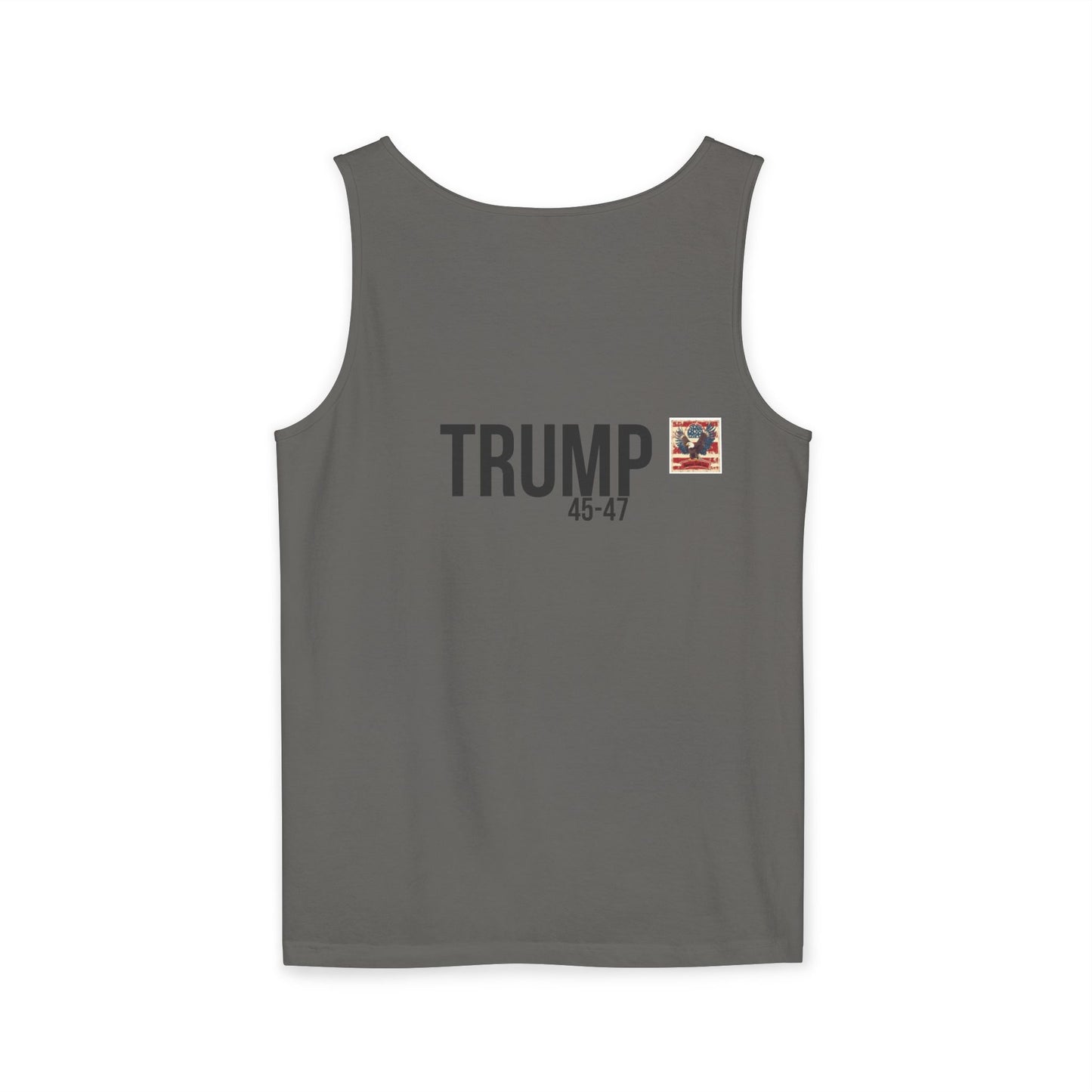 Doge trump cartoon print, Unisex Garment-Dyed Tank Top